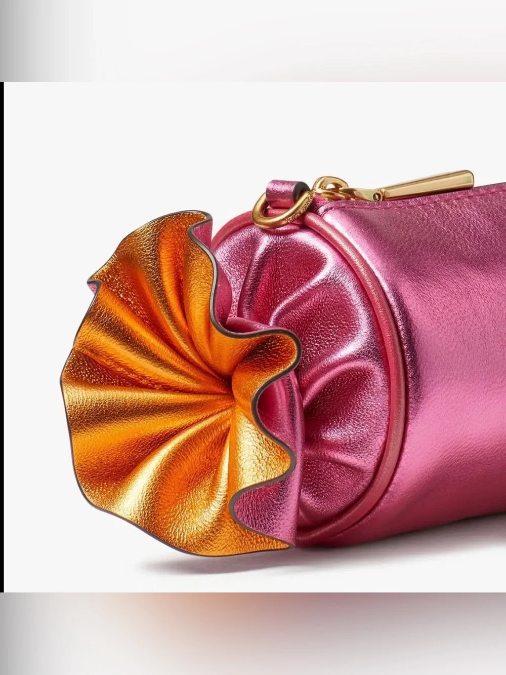 Kate Spade Metallic mini sweet treats crossbody